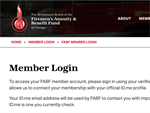 Website - Members Login Page Available