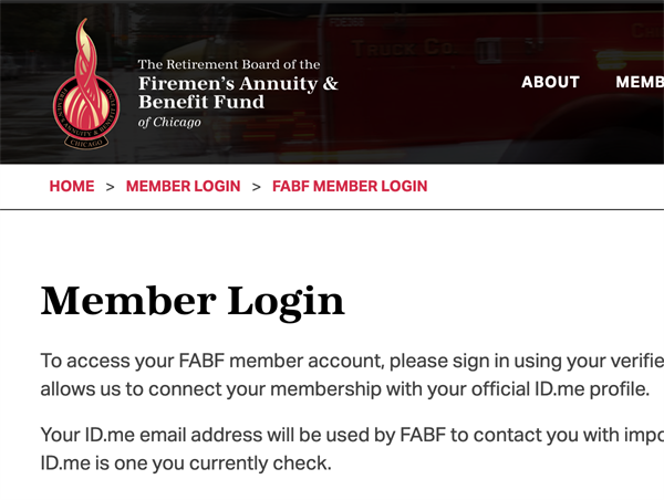 Website - Members Login Page Available