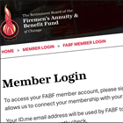 Website - Member Login Page Available